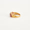 Bague 56 Bague Rubis navette et petits diamants 58 Facettes