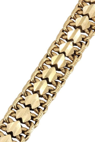 Bracelet BRACELET ANCIEN MAILLE FANTAISIE PLATE 58 Facettes 056901