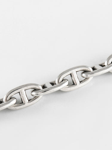 Bracelet Hermès - Bracelet Chaîne D’Ancre - Grand Modèle en Argent 58 Facettes