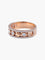 Bague Demi Alliance Or rose, sertie de diamants 58 Facettes