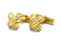 Boutons de manchette Tiffany’s & Co. Boutons de manchette or jaune et diamants 58 Facettes