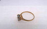 Bague 55 Bague or et Aigue Marine 58 Facettes 11668