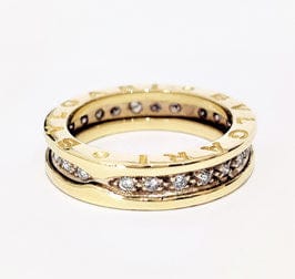 Bague 57 Bague Bulgari B.Zéro1 Or jaune Diamants 58 Facettes 1CA281/1