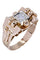 Bague Bague solitaire 2 ors, diamant 58 Facettes 062641