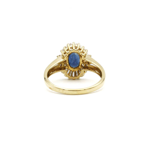 Bague 53 Bague Saphir & Diamants 58 Facettes 230217R