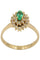 Bague BAGUE MARQUISE ÉMERAUDE ET DIAMANTS 58 Facettes 046811