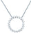 Collier TIFFANY & Co. Collier Open Circle en platine et diamants 58 Facettes