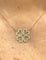 Collier Collier trèfle à 4 cœurs en or jaune 18 carats et diamants 58 Facettes