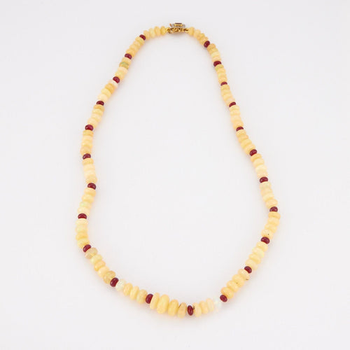 Collier Collier Opales et Rubis 58 Facettes