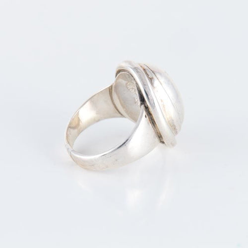 Bague 56 Georg Jensen - Bague Dôme Argent 58 Facettes