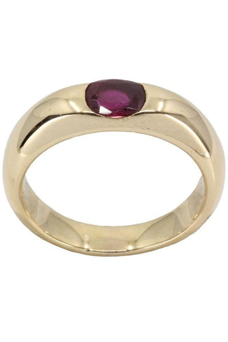 Bague 57 BAGUE MODERNE JONC RUBIS 58 Facettes 058921