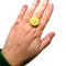 Bague Bague pièce en or jaune 58 Facettes 2885