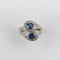 Bague 58 Bague Toi & Moi saphirs et diamants 58 Facettes