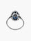 Bague Bague Art Déco Or Platine Saphirs Diamants 58 Facettes