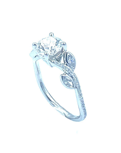 Bague 52 Solitaire De Beers platine et diamants dont 1.01GIA 58 Facettes