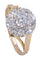 Bague BAGUE MARGUERITE ANCIENNE DIAMANTS 58 Facettes 073471