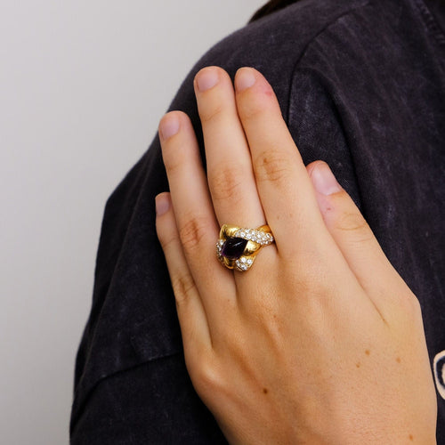 Bague 52 Bague Losange Améthyste 58 Facettes 2.214