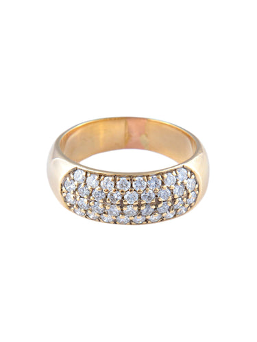 Bague 61 Bague Jonc Diamants 58 Facettes