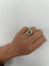 Bague 54 Bague marguerite Emeraude Diamants 58 Facettes