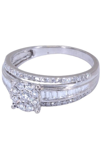 Bague 58 BAGUE STYLE SOLITAIRE MODERNE DIAMANTS 58 Facettes 073941