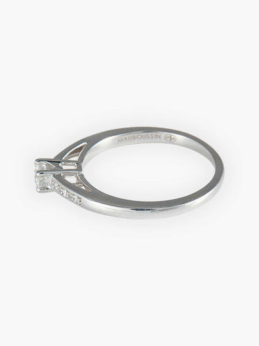 Bague 49 Mauboussin - Bague Solitaire "Tu es le sel de ma vie" 58 Facettes