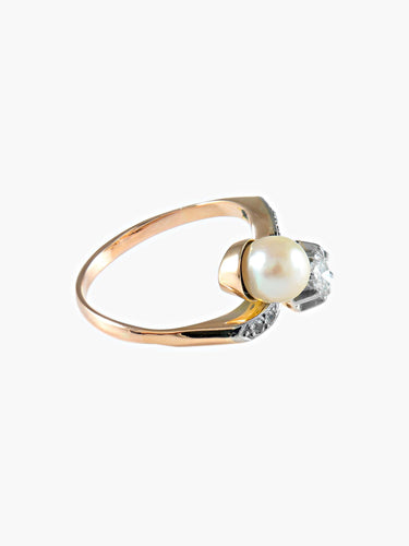 Bague 55 Bague Toi & Moi Perles 58 Facettes