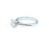 Boucles d'oreilles 46 Cartier. Solitaire 1895, platine et diamant GIA 58 Facettes