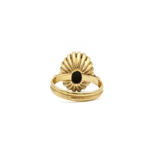 Bague 50 Bague  Or et Turquoise verte 58 Facettes 220263R