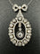 Pendentif Pendentif Négligé Belle-Epoque Or Platine Diamants 58 Facettes