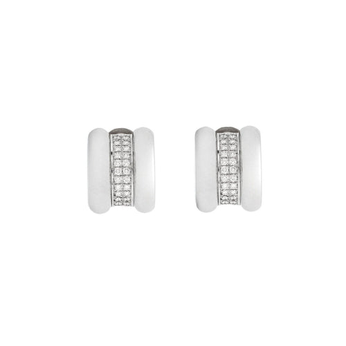 Boucles d'oreilles CHOPARD - BOUCLES D'OREILLES COLLECTION "STRADA" DIAMANTS OR GRIS 58 Facettes