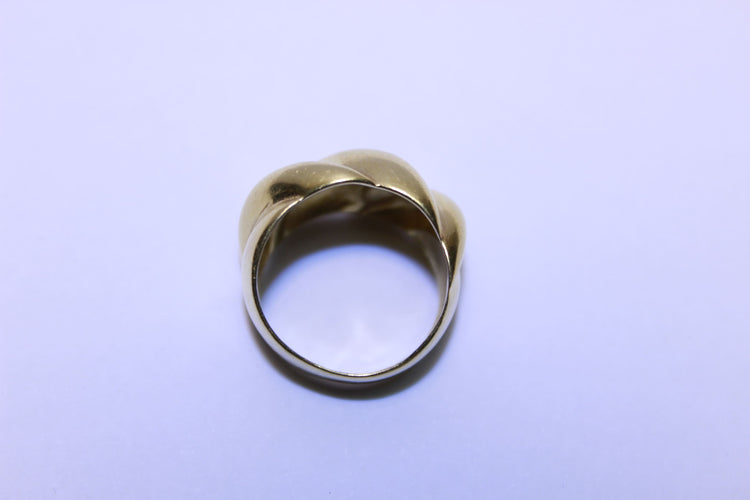 Bague 52 Bague Boule Or jaune 58 Facettes