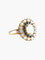 Bague 52 Bague fleur Opale et Onyx 58 Facettes
