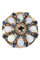 Bague BAGUE ORNEMENTALE OPALES ET SAPHIRS 58 Facettes 057911