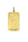 Pendentif PENDENTIF LINGOTIN 5 GRAMMES "LADY FORTUNA" 58 Facettes 041431