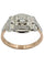 Bague 54 SOLITAIRE ART-DÉCO 0.10 CARAT 58 Facettes 049651
