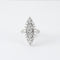 Bague 48 Bague Navette diamants 58 Facettes