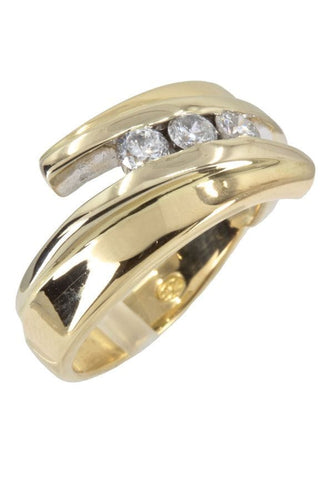 Bague 50 BAGUE DIAMANTS TRILOGIE 58 Facettes 039191