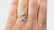 Bague 54.5 Bague Toi et moi en or bicolore et diamants 58 Facettes 31140