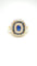 Bague Bague Style Art Déco or jaune saphirs et diamants 58 Facettes