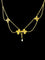 Collier Collier Art Nouveau Draperie Trèfles à Quatre Feuilles 58 Facettes