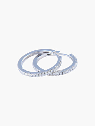 Boucles d'oreilles Boucles d'oreilles Créoles Diamants 58 Facettes