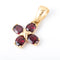 Pendentif Pendentif grenats or jaune 58 Facettes 2711