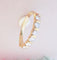 Bague Bague Demi Alliance Diamants Or Jaune 58 Facettes AB 1084