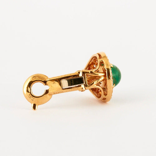 Boucles d'oreilles CARTIER - Clip d’oreilles Emeraudes Diamants 58 Facettes