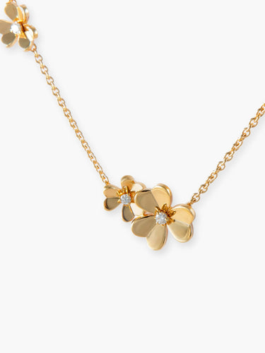 Collier Van Cleef & Arpels – Collier Frivole 9 Fleurs 58 Facettes