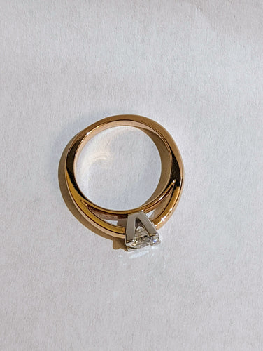 Bague Bague solitaire or diamant 58 Facettes