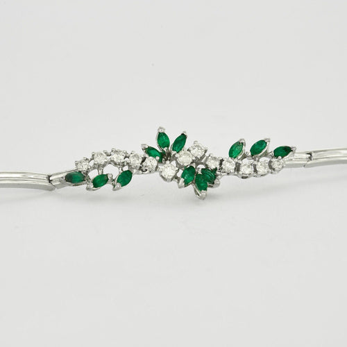 Bracelet Bracelet Emeraudes Diamants 58 Facettes ALGU27