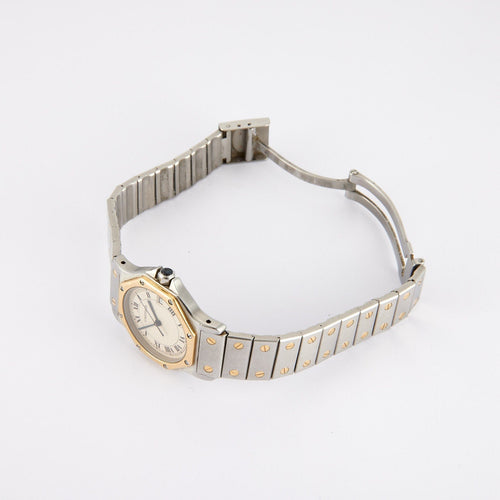 Montre Cartier - montre Santos octogonale 58 Facettes P6L5