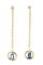 Boucles d'oreilles Boucles d'oreilles pendantes saphirs 58 Facettes 061871