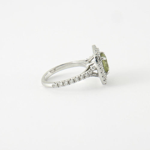 Bague Bague or blanc & diamants 58 Facettes
